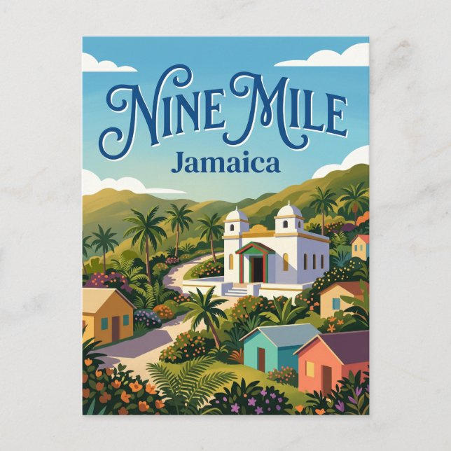 Carte Postale Nine Mile Jamaïque (Devant)