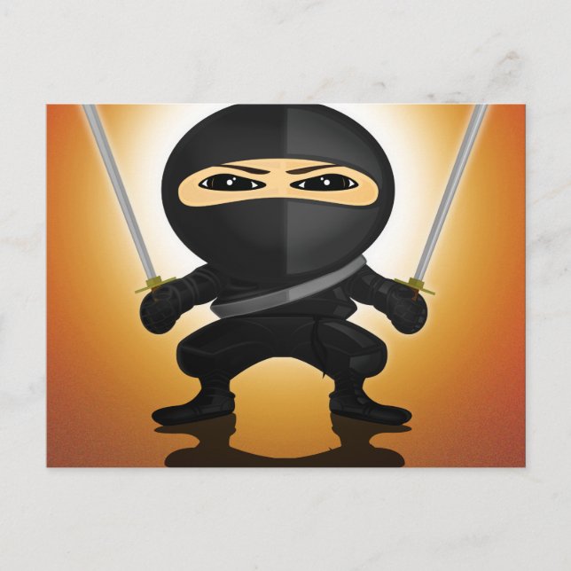 Carte Postale Ninja Boy (Devant)