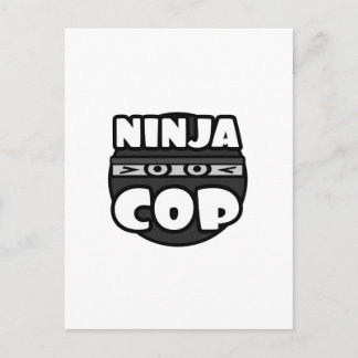 Carte Postale Ninja Cop