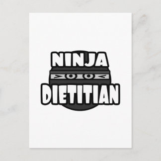 Carte Postale Ninja Dietitian