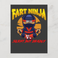 Ninja Fart Humour Karate Silent Farting Plaisanter