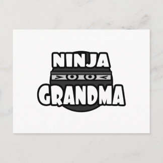 Carte Postale Ninja Grand-mère