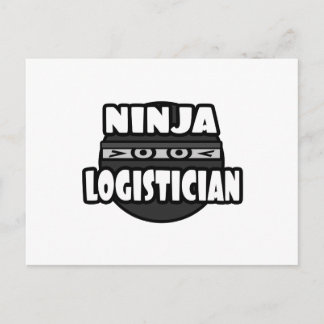 Carte Postale Ninja Logistician