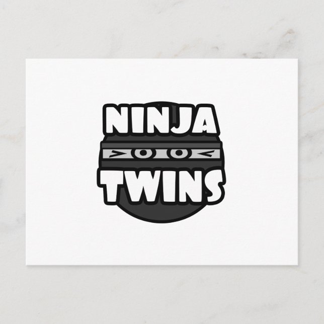 Carte Postale Ninja Twins (Devant)