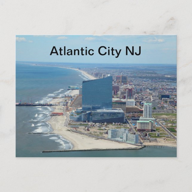 Carte postale NJ North End de Atlantic City (Devant)