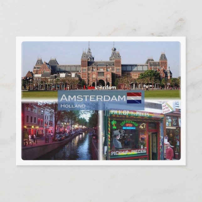 Carte Postale NL Holland - Amsterdam - (Devant)