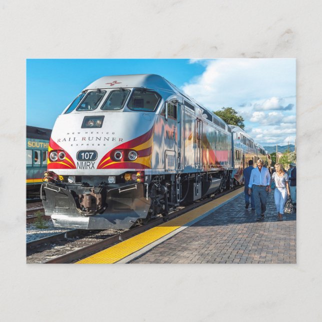 Carte Postale NM Rail Runner Xpress à Père Noël Fe (Devant)