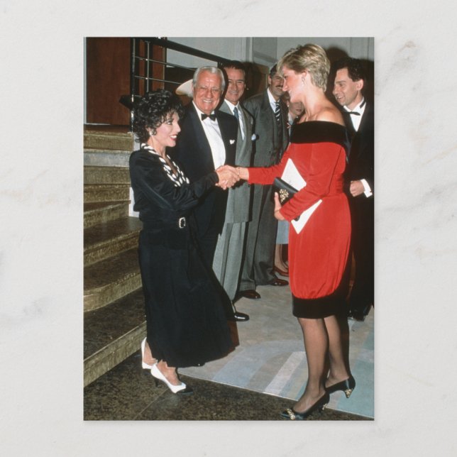 Carte Postale No.191 Princesse Diana - Joan Collins 1990 (Devant)