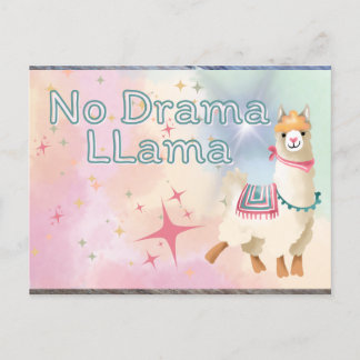 Carte Postale No Drama Llama