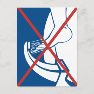 Carte Postale No Feet Washing in the Sink Sign, Thaïlande