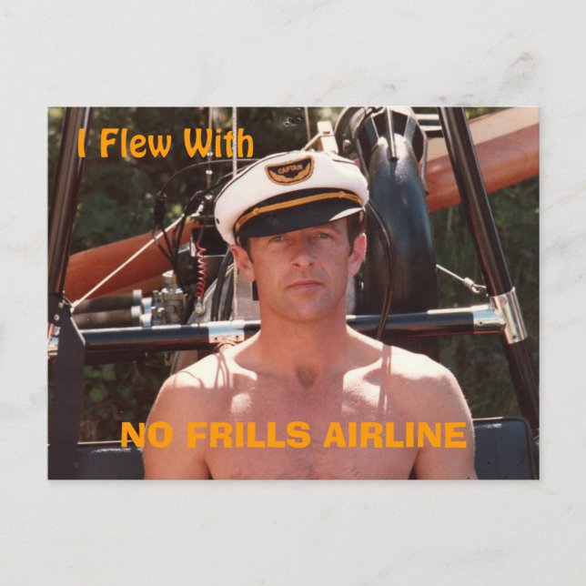 Carte postale 'No Frill Airline' (Devant)