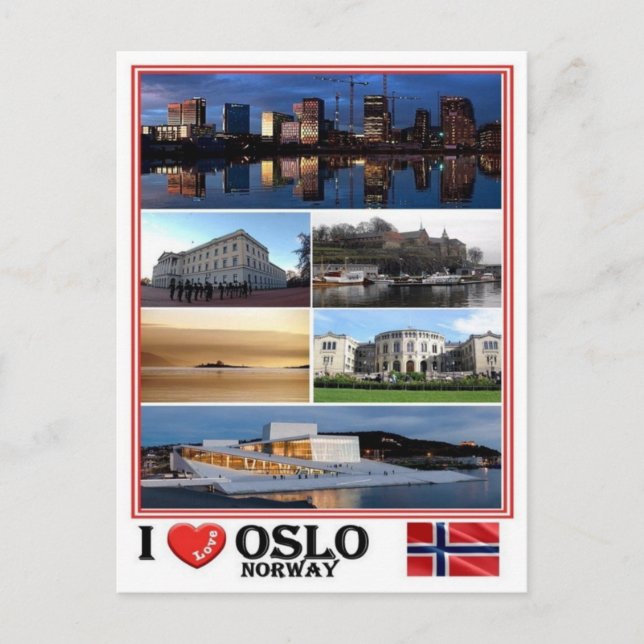 Carte Postale NO - Norvège - Oslo - (Devant)