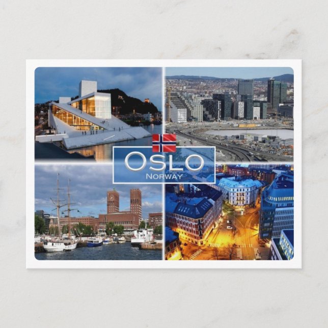 Carte Postale NO Norvège - Oslo - (Devant)