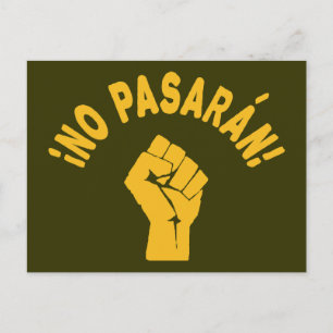 Carte Postale No Pasaran - Ils Ne Peuvent Pas Passer