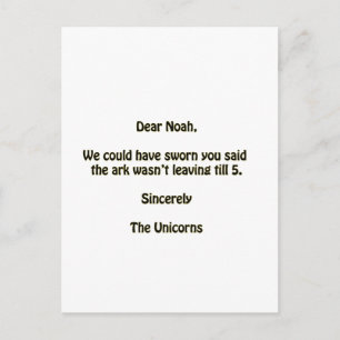 Carte Postale Noah