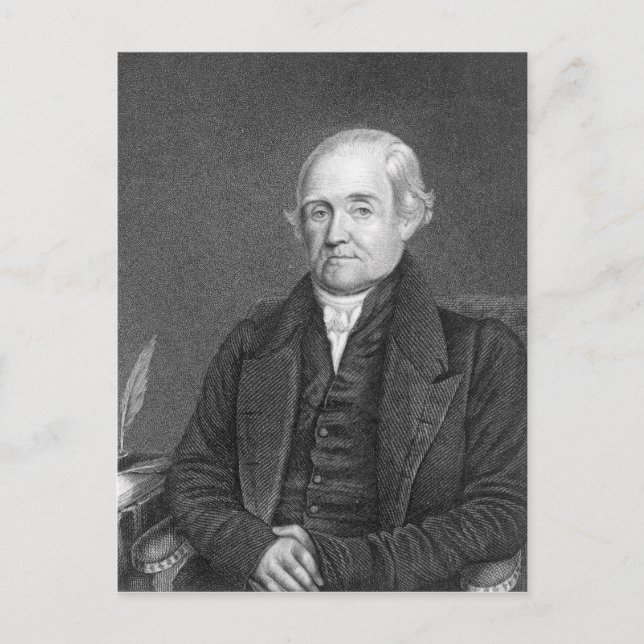 Carte Postale Noah Webster gravée par G. Parker (Devant)