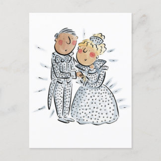 Carte Postale Noces de diamant