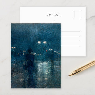 Carte Postale Nocturne de la Cinquième Avenue   Childe Hassam