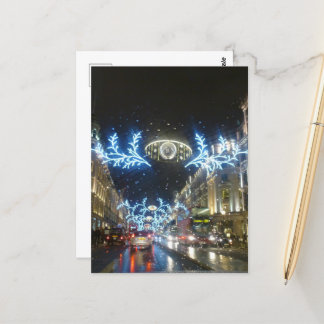 Carte Postale Noël à Regent Street, Londres