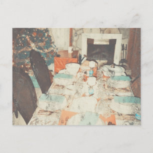 Carte postale Noël de la préparation