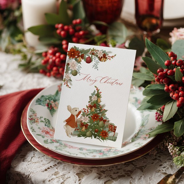 Carte Postale Noël de Pierre Lapin (Créateur téléchargé)