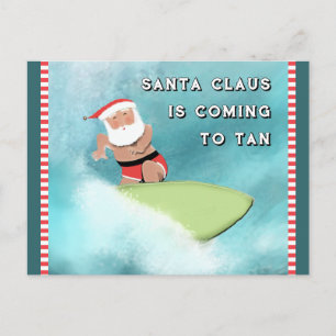 Carte Postale Noël drôle de vacances