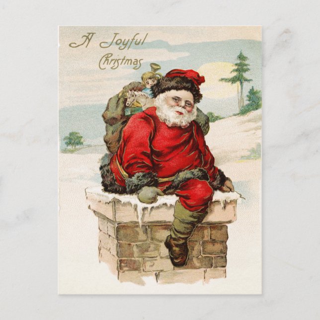 Carte postale Noël du Père Noël (Devant)