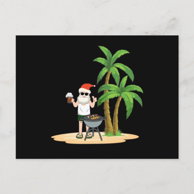 Carte Postale Noël En Juillet (Devant)