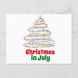 CARTE POSTALE NOËL EN JUILLET
