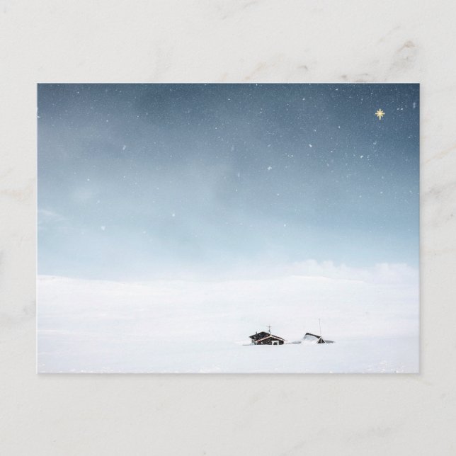Carte Postale Noël En Norvège (Devant)