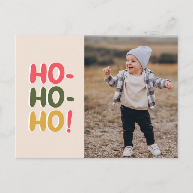 Carte postale Noël et Fêtes avec photo (Devant)