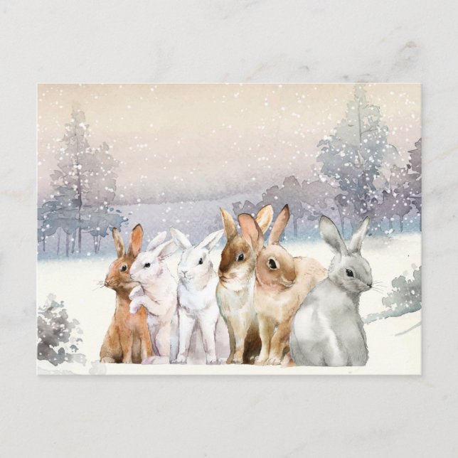 Carte Postale Noël/Fêtes adorables (Devant)