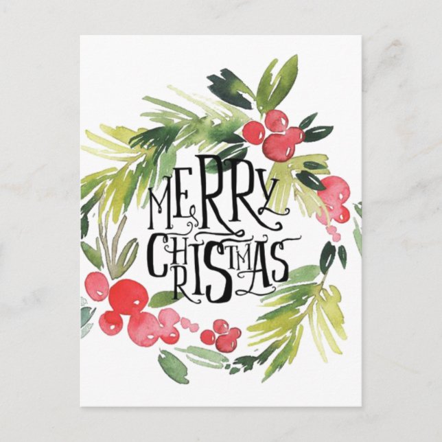 Carte Postale Noël, Fêtes, Décorations, Célébration (Devant)