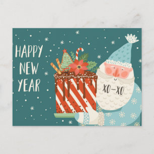 Carte postale Noël mignonne