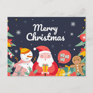 Carte postale Noël mignonne