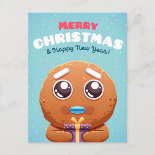 Carte postale Noël mignonne