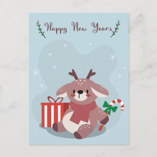 Carte postale Noël mignonne