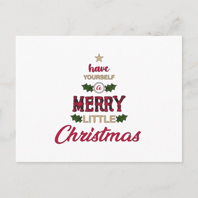 Carte Postale Noël Père Noël Geek Cool Drôle idée cadeau de Noël (Devant)