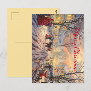 Carte Postale Noël victorien