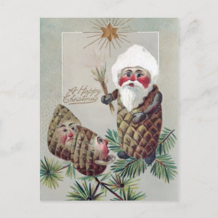 Carte Postale Noël victorien vintage