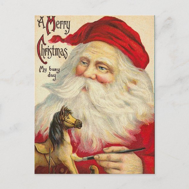 Carte Postale Noël vintage (Devant)