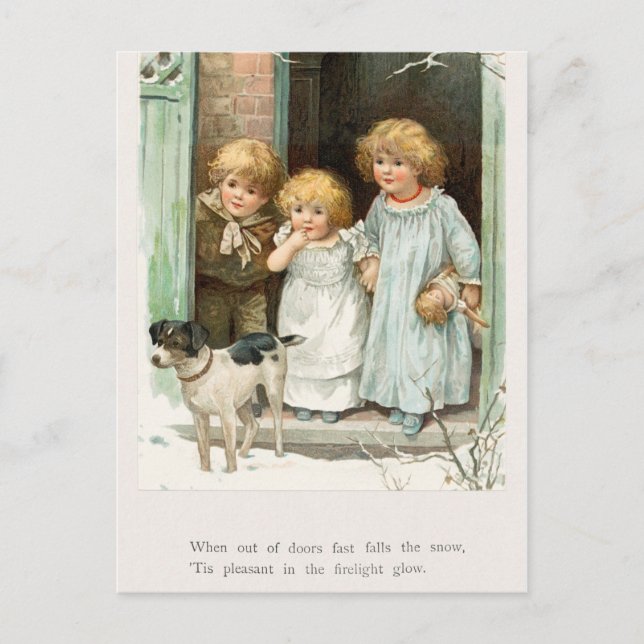 Carte Postale Noël vintage (Devant)