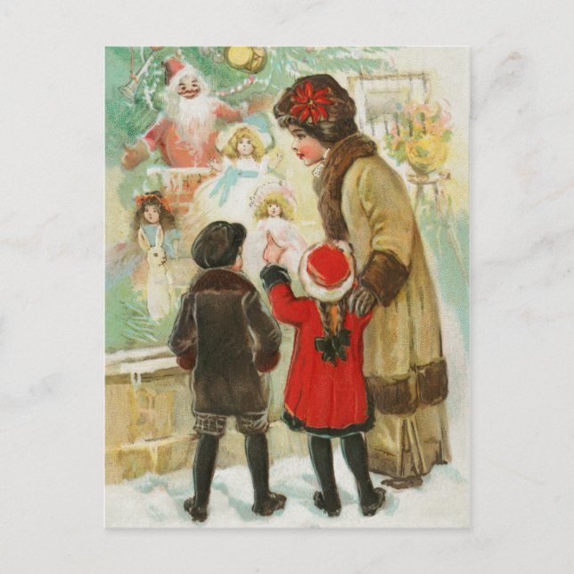 Carte Postale Noël vintage (Devant)