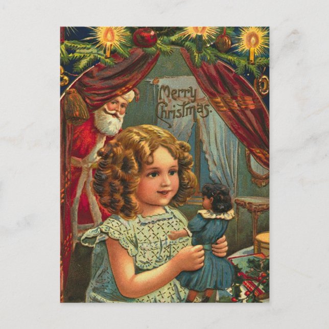 Carte Postale Noël vintage (Devant)