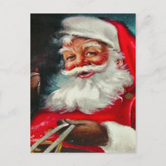 Carte postale Noël vintage du Père Noël