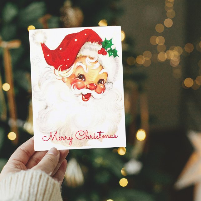 Carte postale Noël Vintage Noël (Merry Christmas from Santa)