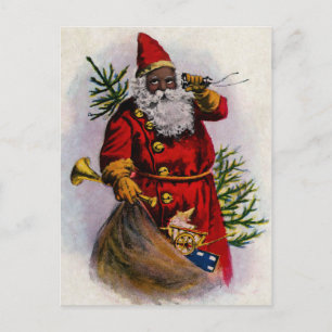 Carte Postale Noël vintage Père Noël