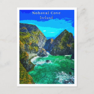 Carte Postale Nohoval Cove Cork Irlande Style rétro