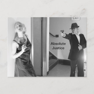Carte postale Noir