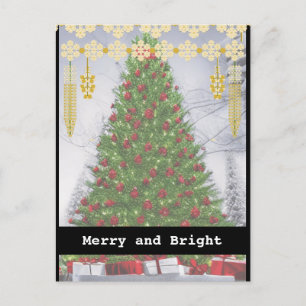 Carte Postale Noir blanc machine à écrire Joyeux Noël une photo